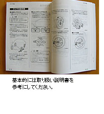 基本的には取り扱い説明書を参考にしてください。